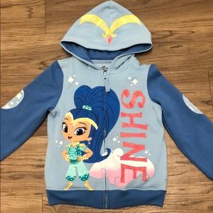 Shimmer and shine hooded sweater